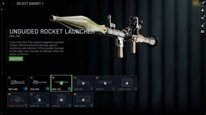 How do I "roll over" weapons and unlock the rocket launcher?