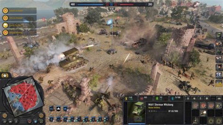 How do I select my race when playing ranked games in Company of Heroes?