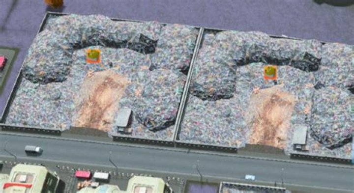 How do I transfer garbage from my full landfills to my incinerators?