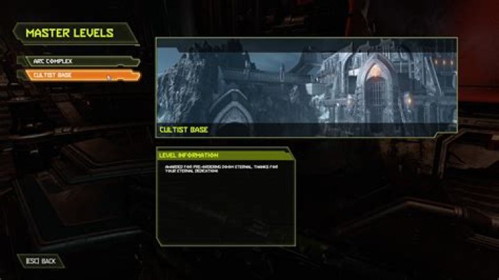 How do I unlock more master levels in Doom Eternal?