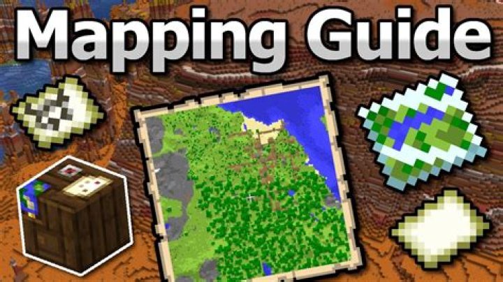 How do I use a map in Minecraft PE