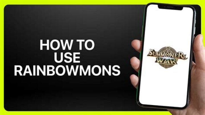 How do I use Rainbowmons effectively?