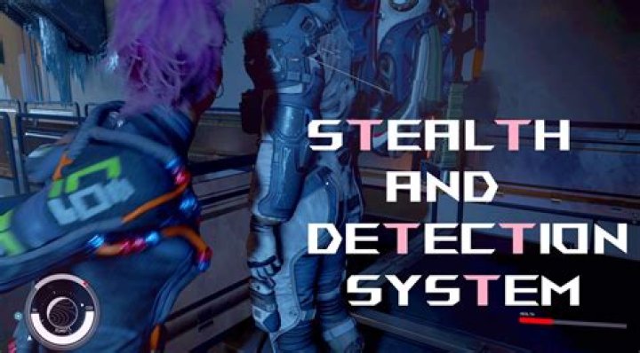 How do the game's stealth and detection mechanics work?
