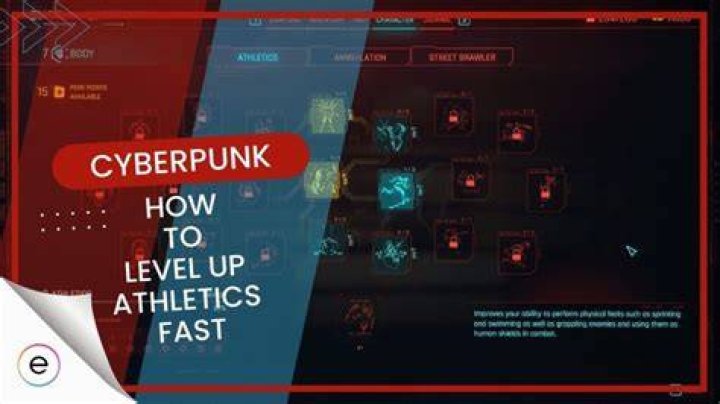 How do you level Athletics in Cyberpunk 2077?
