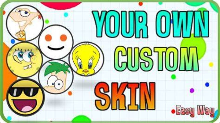 How do you make your own agar.io skins?