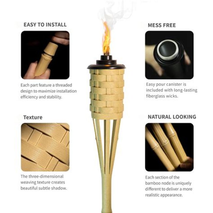 How does a Tiki Torch differ from a standard Torch?