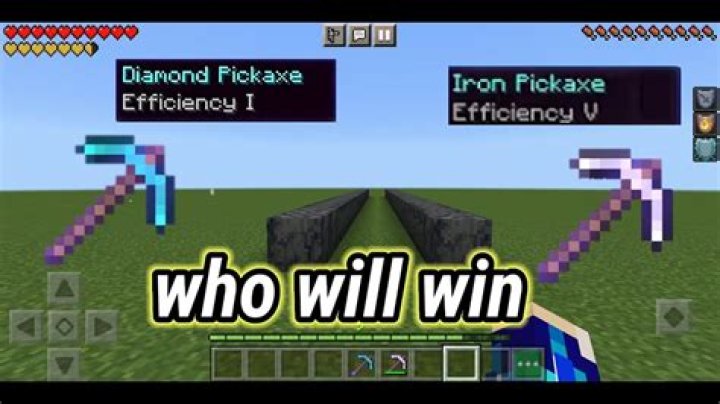 How long does it take to break a stone block with an efficiency V (5) diamond pickaxe?