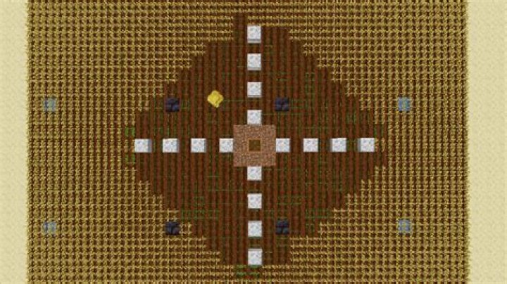 How many blocks away will farmer villagers without a village farm?