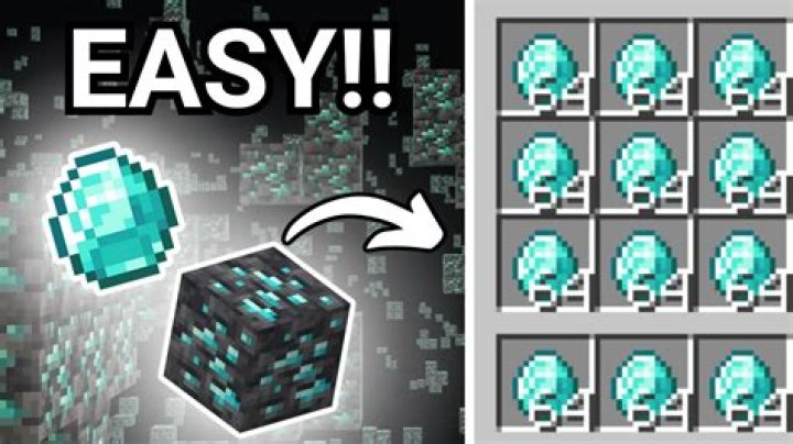 How many diamonds can a Diamond Ore drop in Minecraft