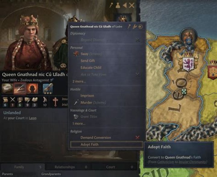 How to change my character religion?
