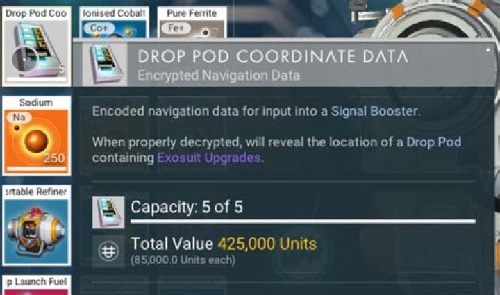 How to find Exosuit upgrade locations (drop pods)