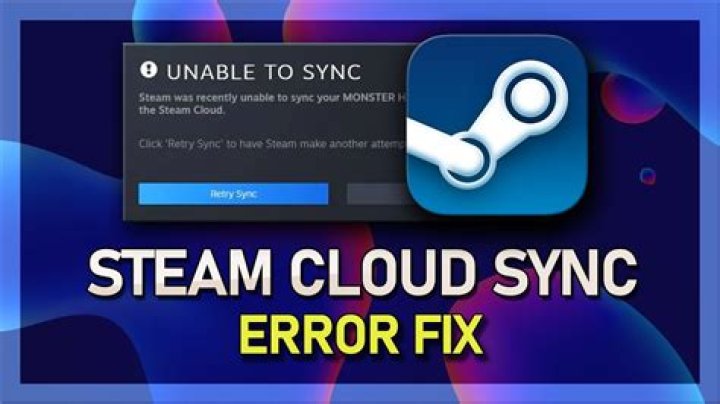 How to fix "Steam unable to sync" error?