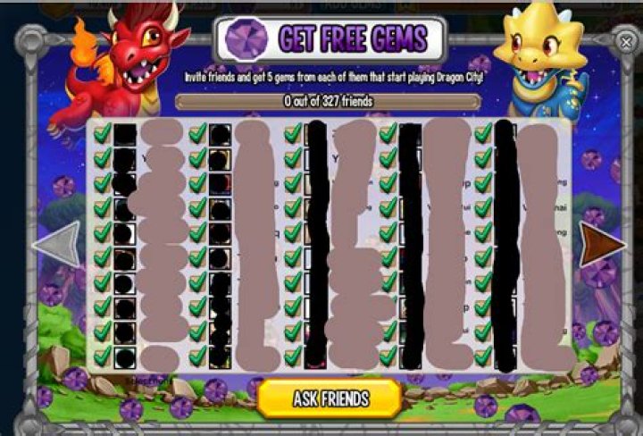 How to invite friends individually for Dragon City?