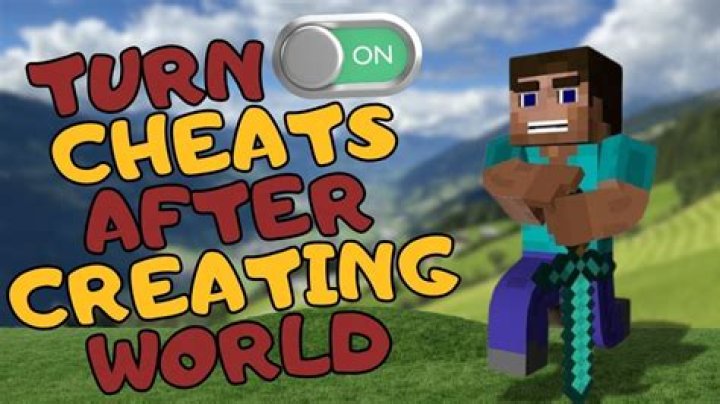 How to turn off cheats in minecraft after creating the world with cheats enabled [duplicate]