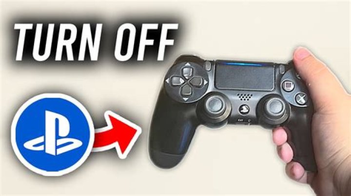 How to turn off PS4 controller?