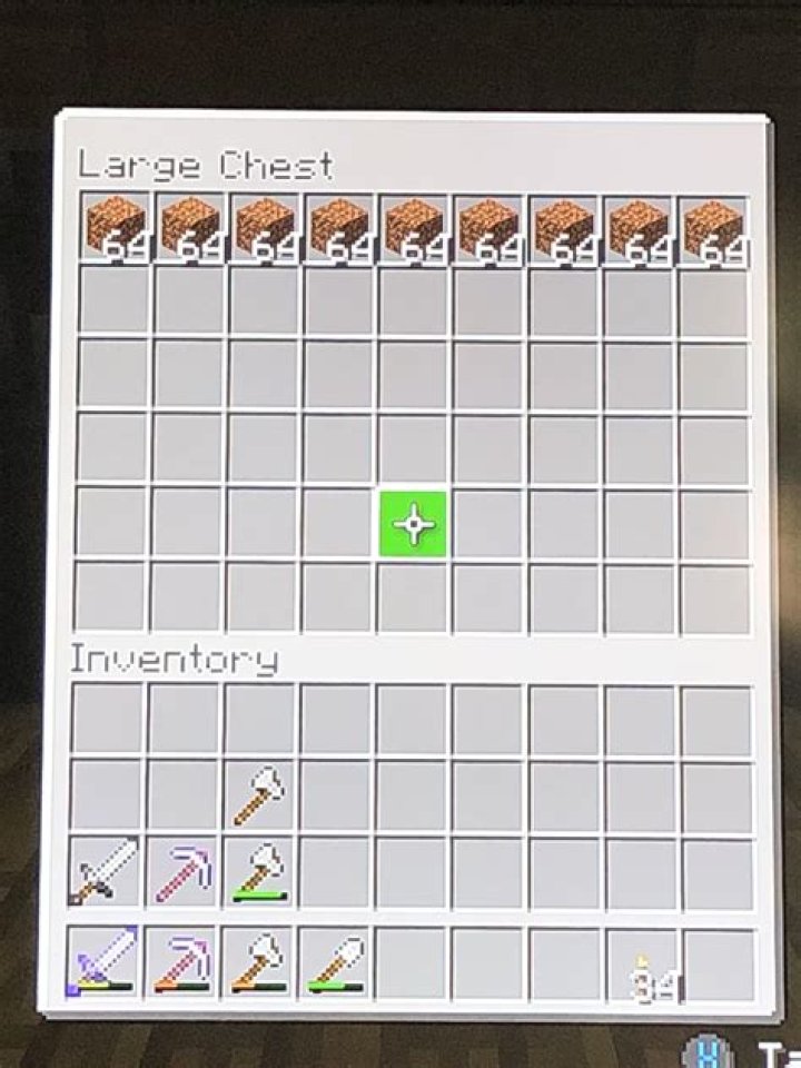 How would you copy a player's inventory into a double chest?