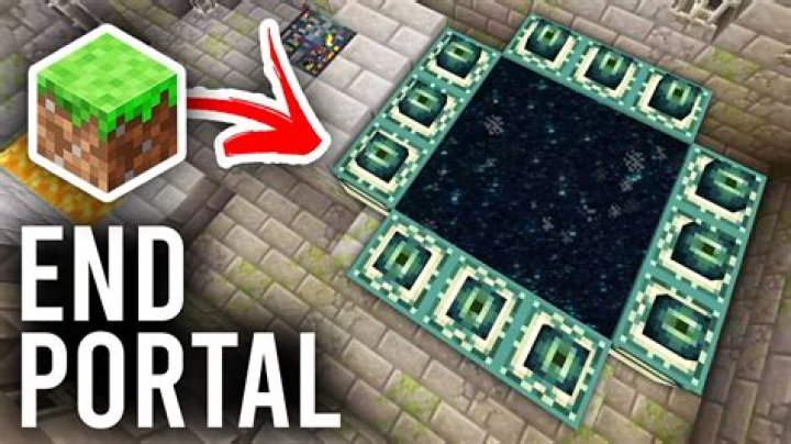 Image of End Portal (Taken from Minecraft Gamepedia)