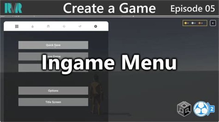In-game menu