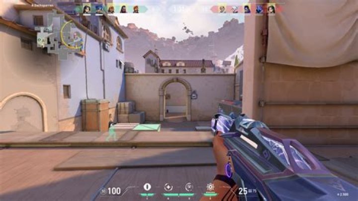 In-game screenshot of the BHE 1v1 Build Fights map