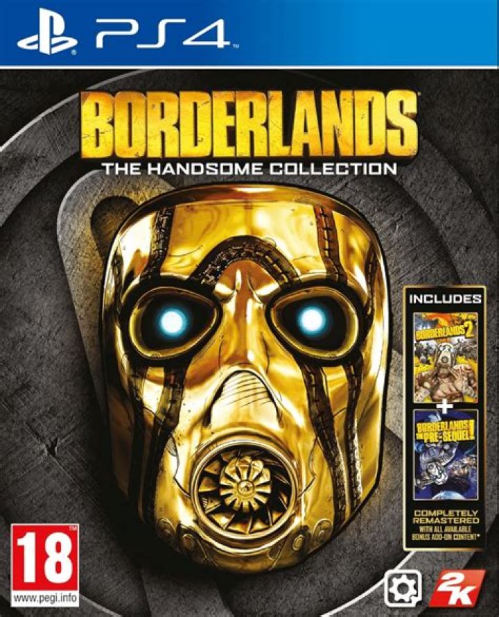 Is 'Borderlands: The Handsome Collection' a disc or digital (PS4)?