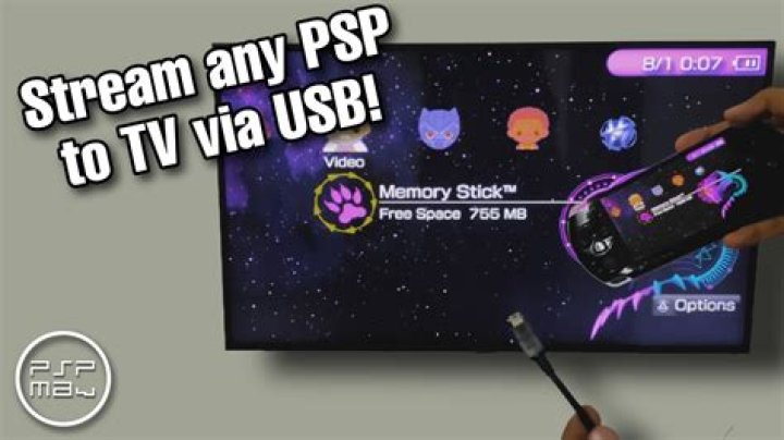 Is it possible to connect PSP Street to TV?