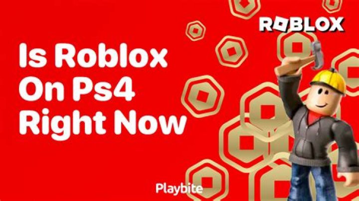 Is Roblox available on PS4?