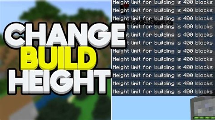 Is there a maximum building height in Minecraft, and why?