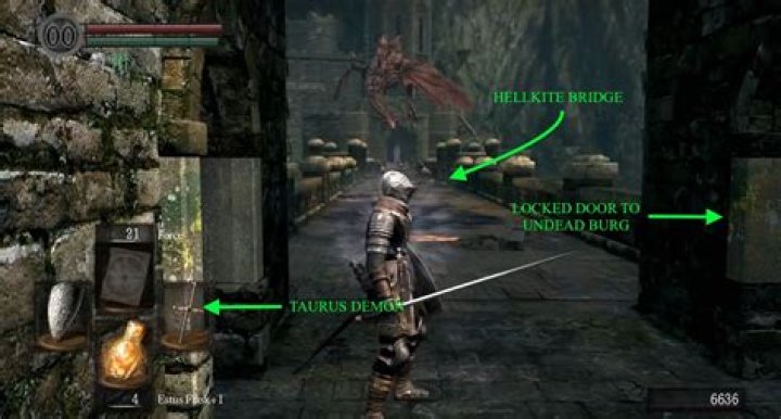 Is there a shortcut from the parish to Undead Burg in Dark Souls?