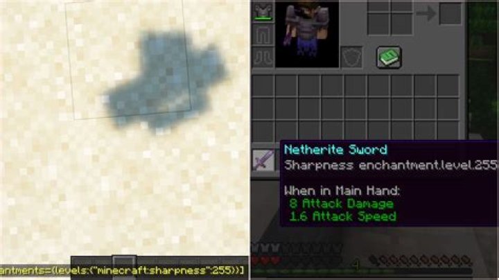 Is there a way to replace Smite with Sharpness on a weapon?