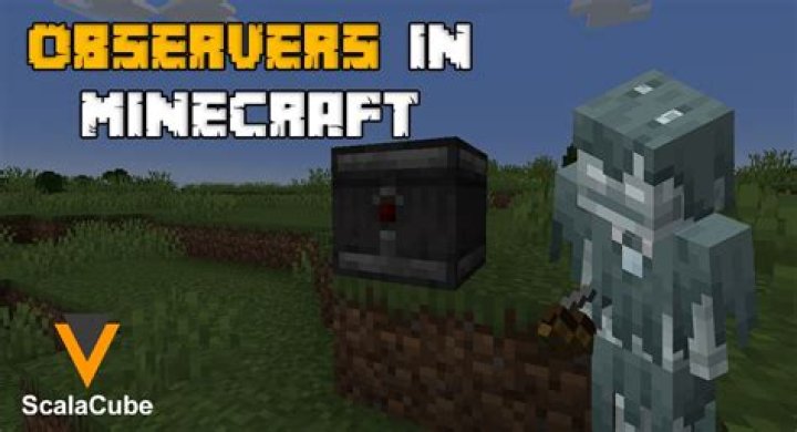 minecraft - an observer above the 5 vertically stacked pistons