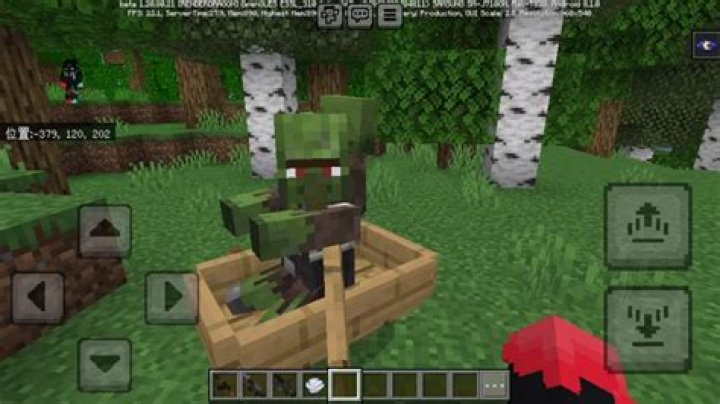 Minecraft baby zombie riding a zombie villager