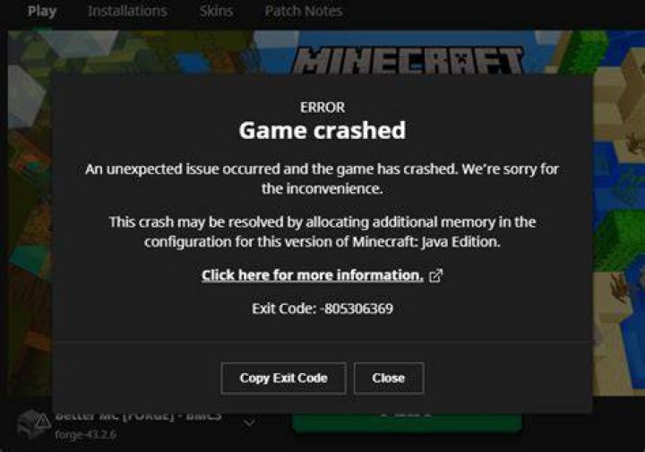 Minecraft crashes when I tab out and back in