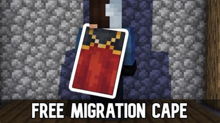 Minecraft Migration cape