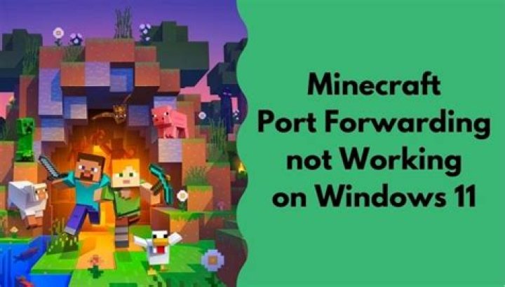 Minecraft Port Forwarding Not Working