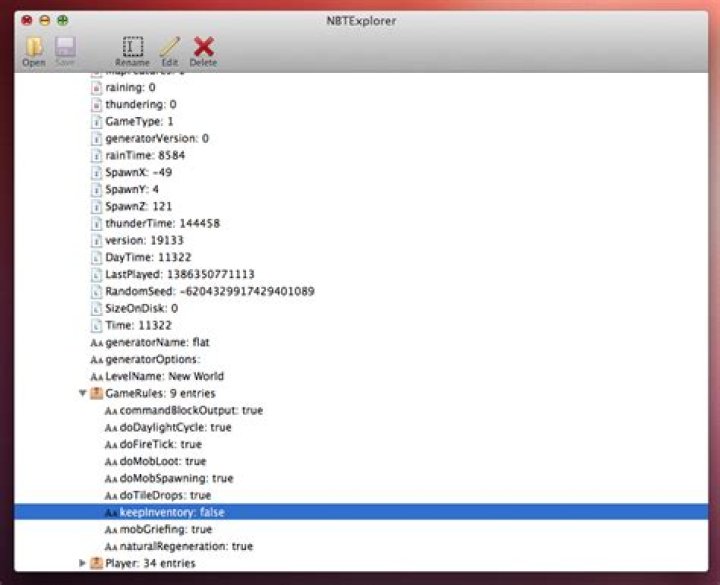 Minecraft server 1.6.2 (Vanilla), keepinventory
