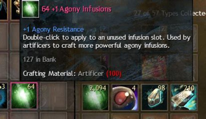 More agony resistance from infusions