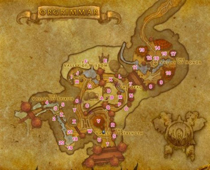 Orgrimmar map