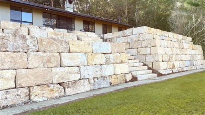 outside sandstone walls