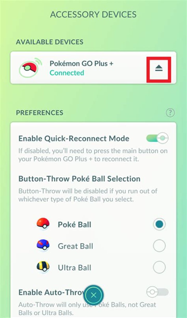 Poke GO Settings