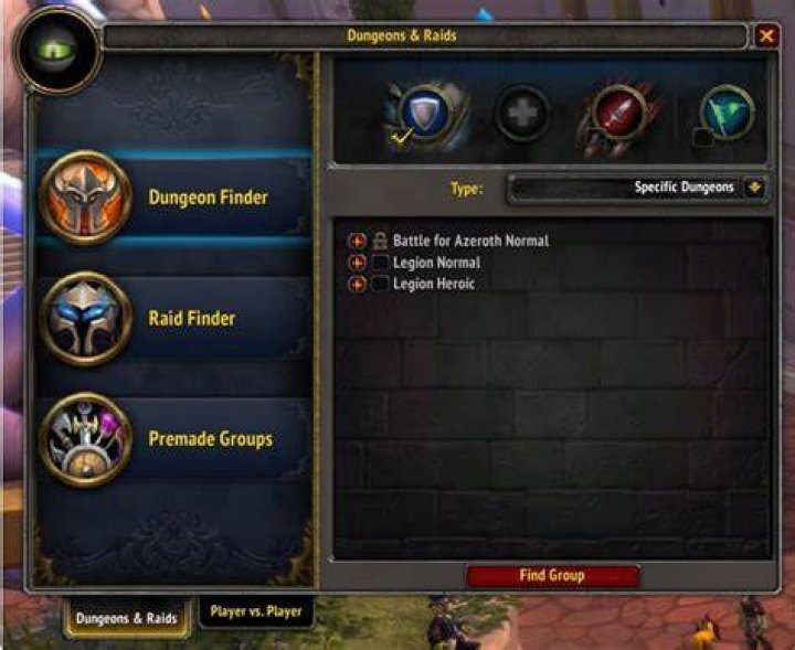 Queuing for Heroic Burning Crusade in WoW Dungeon FInder