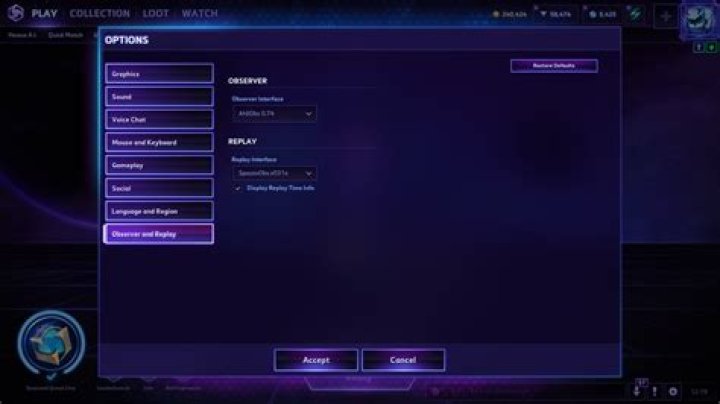 Replay UI
