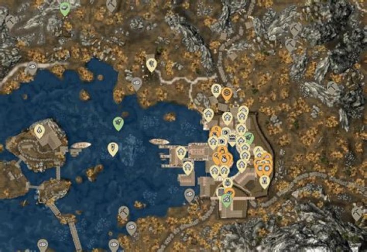 Skyrim map