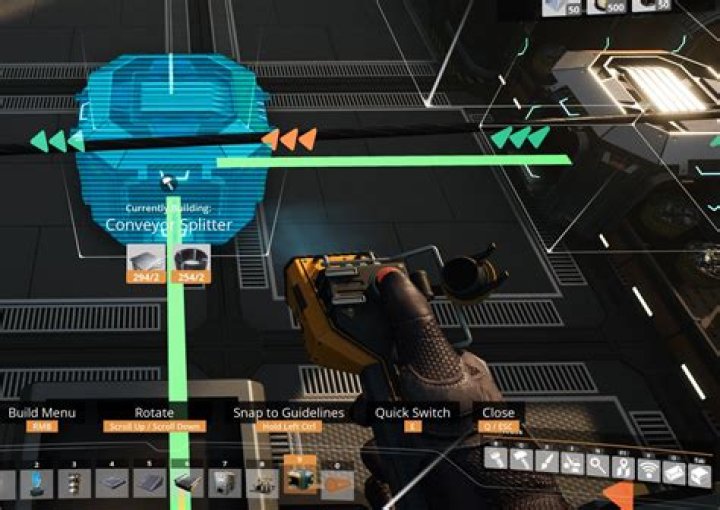 Smart! Mod for Satisfactory preventing splitter from being placed