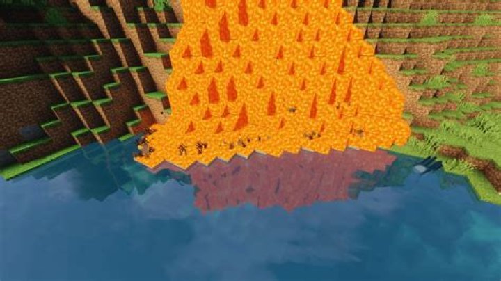 Spawn filled with lava (2B2T)