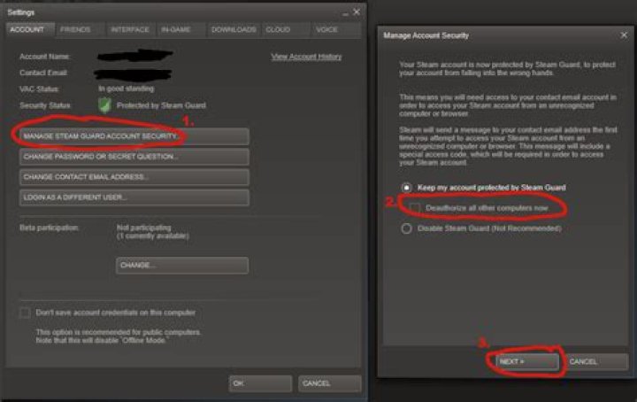 Steam account security: list of allowed computers on SteamGuard