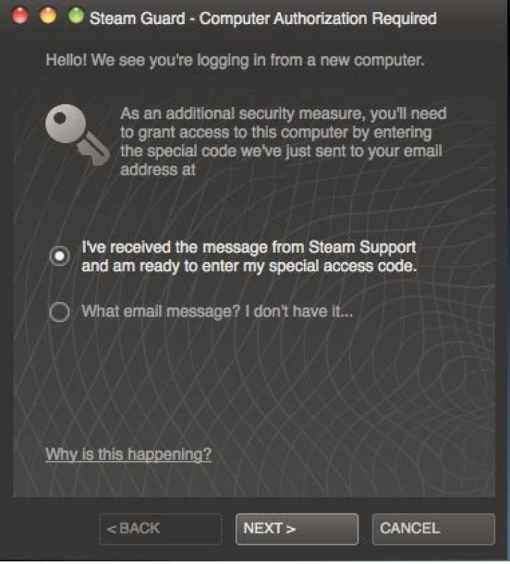 Steam Guard Notification