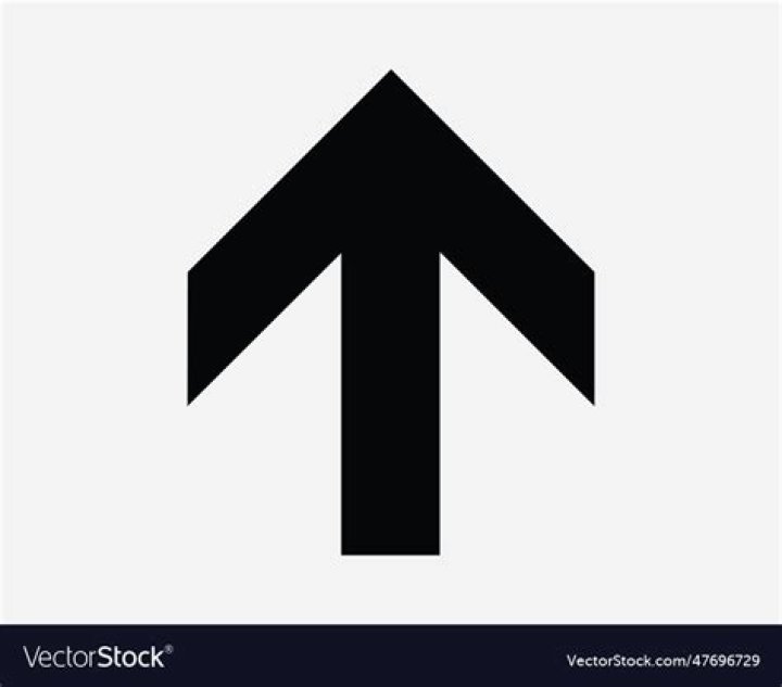 Sword and up arrow symbol