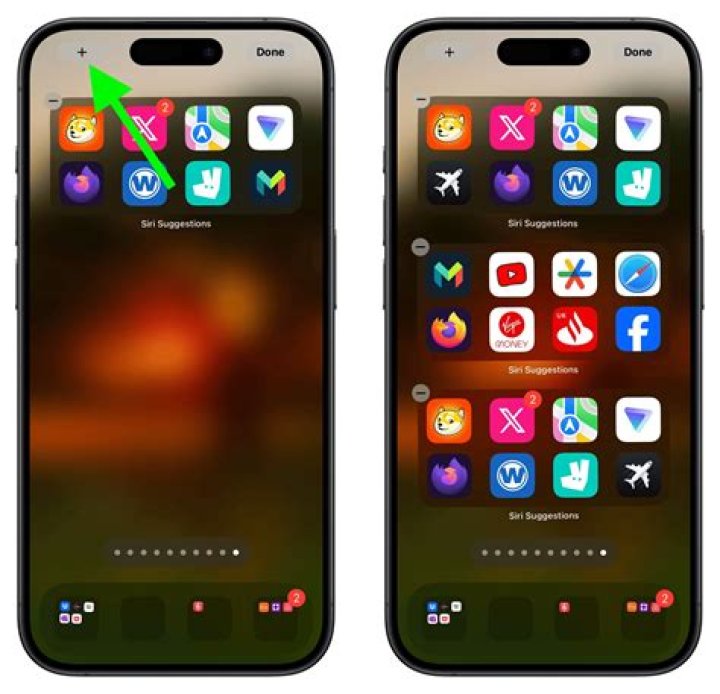 The first home screen