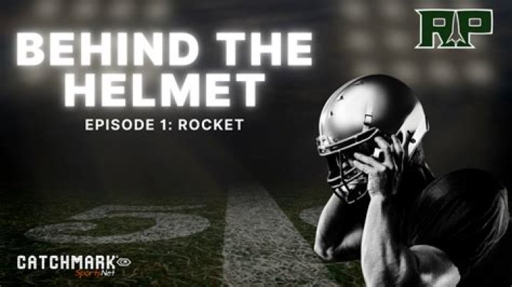 (the wall behind the helmet)