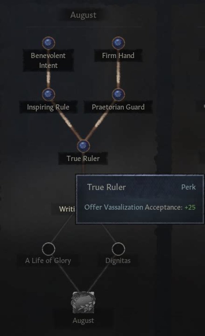 Unable to choose vassalization as a war condition?
